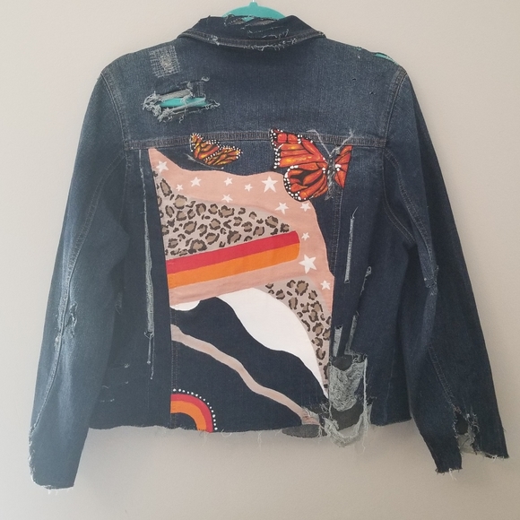 Jackets & Blazers - CUSTOM Upcycled Painted Denim Jackets